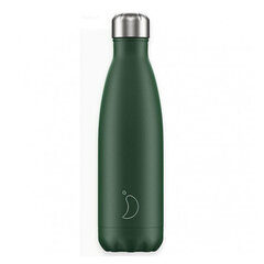 Termospudel Chilly's Bottle Matte Green, 500 ml hind ja info | Termosed, termostassid | kaup24.ee