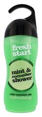 Värskendav dušigeel Xpel Fresh Start Mint & Cucumber 400 ml hind ja info | Dušigeelid, õlid | kaup24.ee