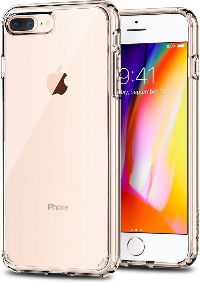 Spigen 043CS21052, telefonile iPhone 8 Plus, iPhone 7 Plus, läbipaistev hind ja info | Telefoni kaaned, ümbrised | kaup24.ee