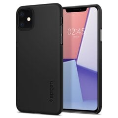 Telefoniümbris Spigen 076CS27178, telefonile iPhone 11, must цена и информация | Чехлы для телефонов | kaup24.ee