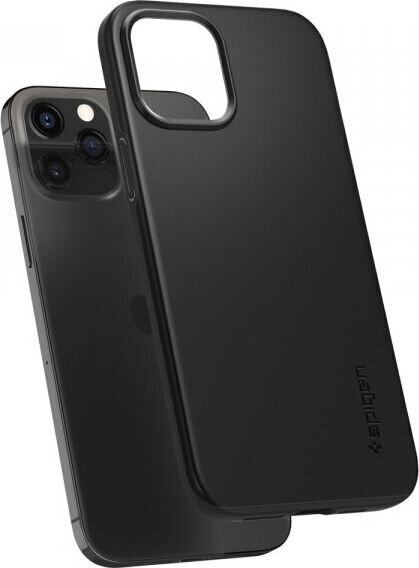 Spigen 107480, telefonile iPhone 12, iPhone 12 Pro, must hind ja info | Telefoni kaaned, ümbrised | kaup24.ee