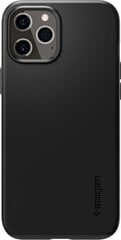 Чехол Spigen 107480 для iPhone 12, iPhone 12 Pro, черный цена и информация | Чехлы для телефонов | kaup24.ee