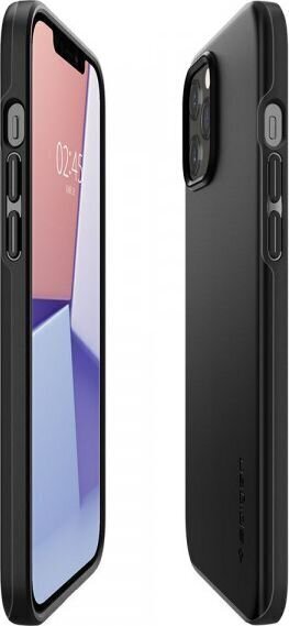 Spigen 107480, telefonile iPhone 12, iPhone 12 Pro, must hind ja info | Telefoni kaaned, ümbrised | kaup24.ee