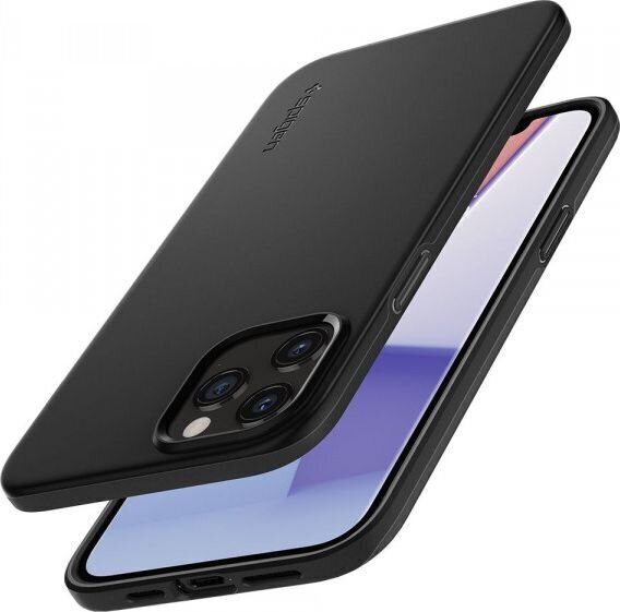 Spigen 107480, telefonile iPhone 12, iPhone 12 Pro, must hind ja info | Telefoni kaaned, ümbrised | kaup24.ee