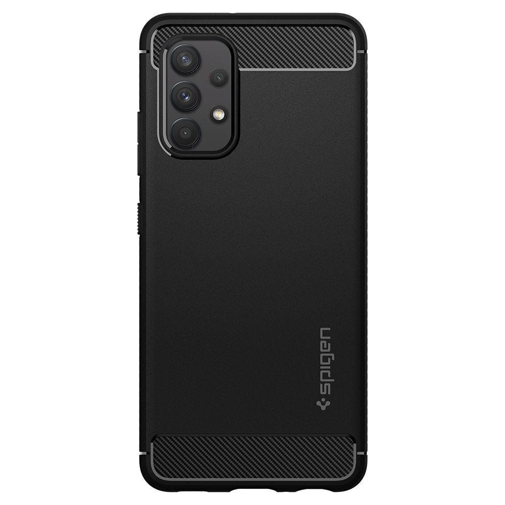 Telefoniümbris Spigen Rugged Armor, telefonile Samsung Galaxy A52 / A52s, must hind ja info | Telefoni kaaned, ümbrised | kaup24.ee