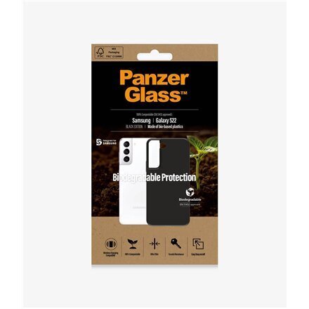 PanzerGlass 0374, telefonile Galaxy S22, must цена и информация | Telefoni kaaned, ümbrised | kaup24.ee