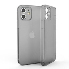 Telefoniümbris Matte Black Skyfall Glass case (integrated tempered glass) Soundberry Apple iPhone 12 must hind ja info | Telefoni kaaned, ümbrised | kaup24.ee