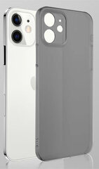 Telefoniümbris Matte Black Skyfall Glass case (integrated tempered glass) Soundberry Apple iPhone 12 must hind ja info | Telefoni kaaned, ümbrised | kaup24.ee