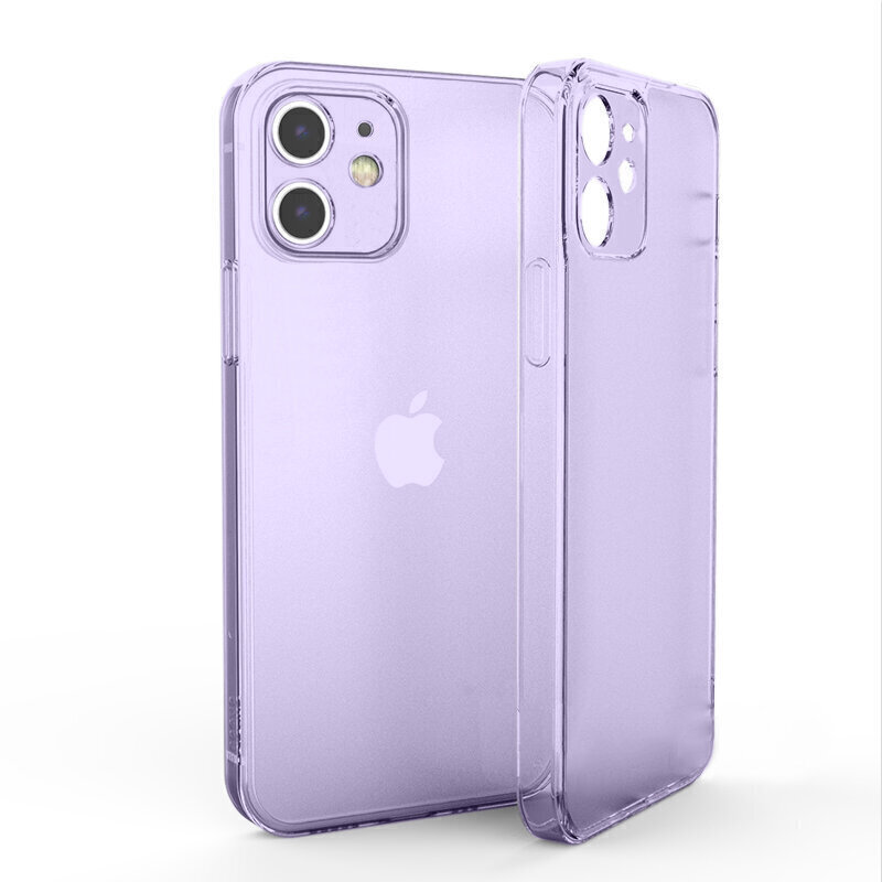 Telefoniümbris Matte Purple Skyfall Glass case (integrated tempered glass) Soundberry Apple iPhone 12 lilla цена и информация | Telefoni kaaned, ümbrised | kaup24.ee