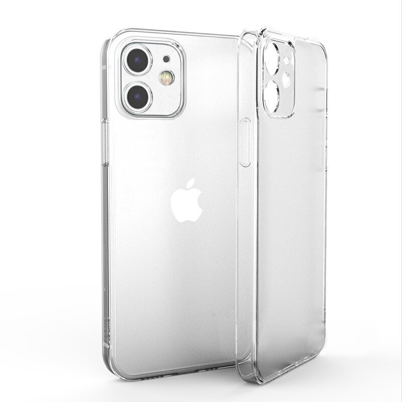 Telefoniümbris Matte Crystal Skyfall Glass case (integrated tempered glass) Soundberry Apple iPhone 12 valge цена и информация | Telefoni kaaned, ümbrised | kaup24.ee