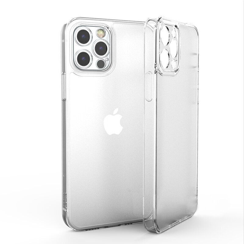 Telefoniümbris Matte Crystal Skyfall Glass case (integrated tempered glass) Soundberry Apple iPhone 12 Pro valge цена и информация | Telefoni kaaned, ümbrised | kaup24.ee