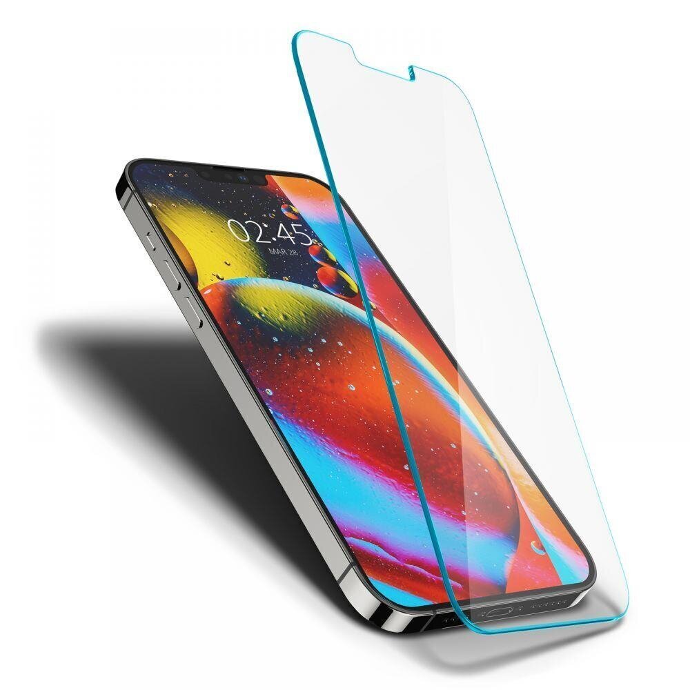 Ekraanikaitse Spigen Glass TR Slim tempered glass, telefonile iPhone 13 mini hind ja info | Ekraani kaitsekiled | kaup24.ee