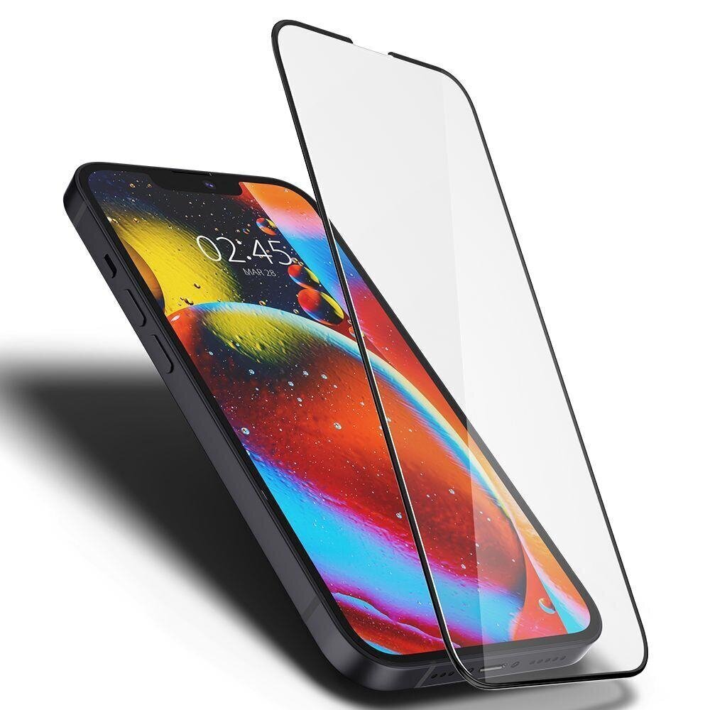 Ekraanikaitse Spigen Glass TR Slim FC tempered glass, sobib telefonile iPhone 13 Pro Max цена и информация | Ekraani kaitsekiled | kaup24.ee