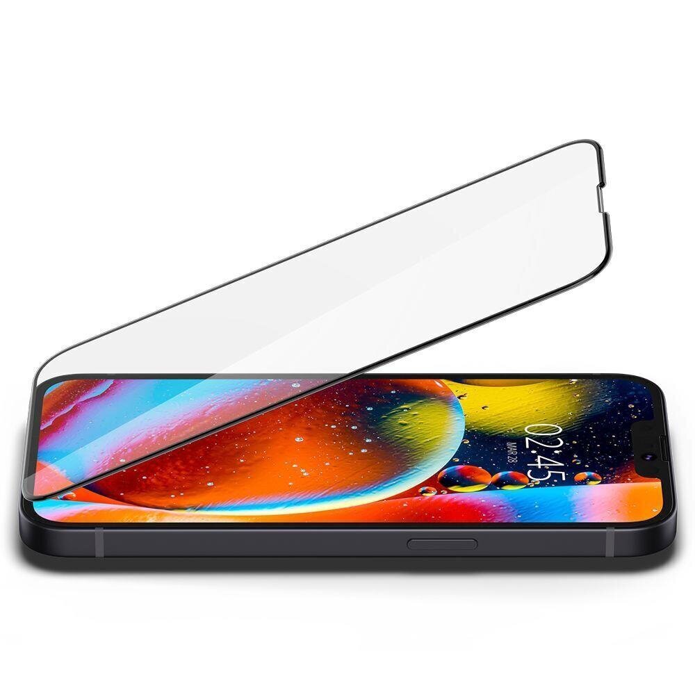 Ekraanikaitse Spigen Glass TR Slim FC tempered glass, sobib telefonile iPhone 13 Pro Max цена и информация | Ekraani kaitsekiled | kaup24.ee