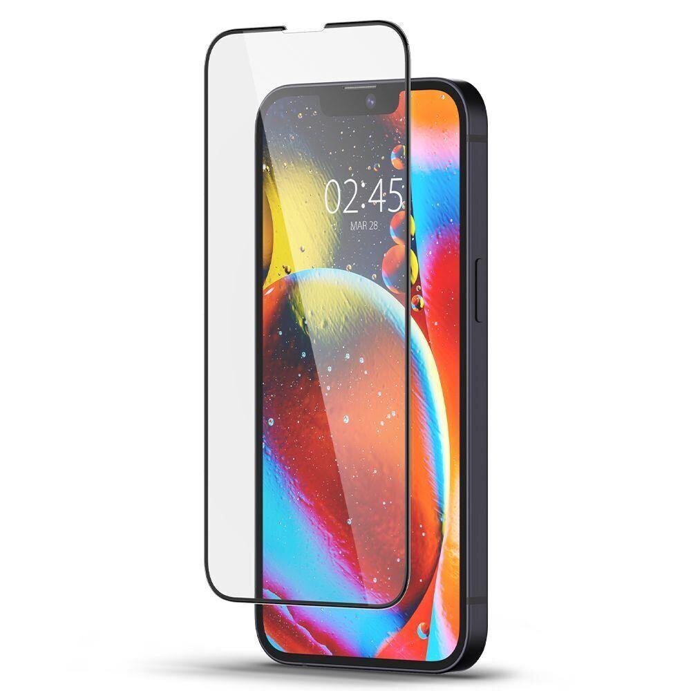 Kaitseklaas Spigen Glass TR Slim FC tempered glass, sobib telefonile iPhone 13 Pro / iPhone 13 цена и информация | Ekraani kaitsekiled | kaup24.ee