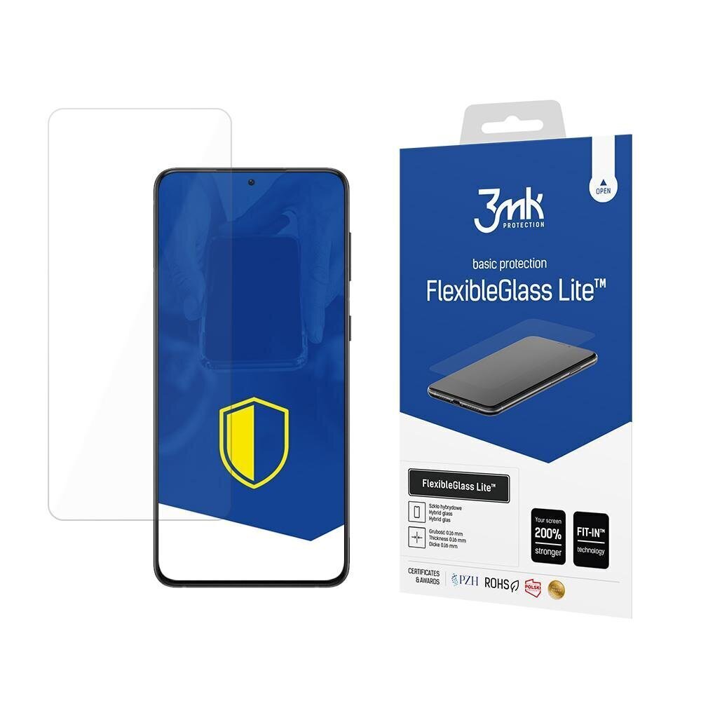 Kaitseklaas 3mk FlexibleGlass Lite, telefonile Samsung Galaxy S21 + 5G hind ja info | Ekraani kaitsekiled | kaup24.ee