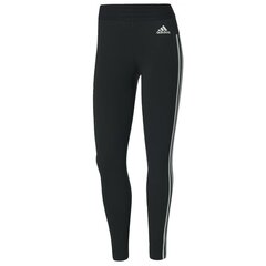 Naiste spordipüksid Adidas essentials 3 stripes tight w BS4820, must hind ja info | Naiste spordiriided | kaup24.ee