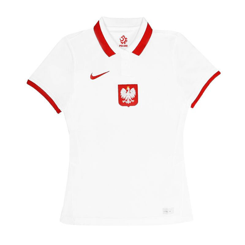 Naiste T-särk Nike Poland Breathe Stad Home Polo W CV0563-100, valge hind ja info | Naiste spordiriided | kaup24.ee