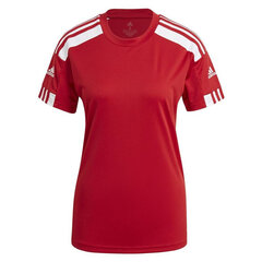 Naiste spordisärk Adidas Squadra 21 JSY W GN5758, punane цена и информация | Спортивная одежда для женщин | kaup24.ee