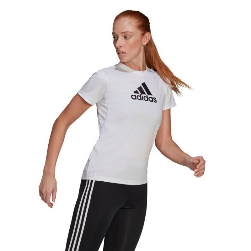 Naiste T-särk Adidas Primeblue Designed To Move W GL3821 Tee цена и информация | Naiste spordiriided | kaup24.ee