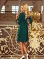Naiste kleit Numoco, roheline цена и информация | Kleidid | kaup24.ee