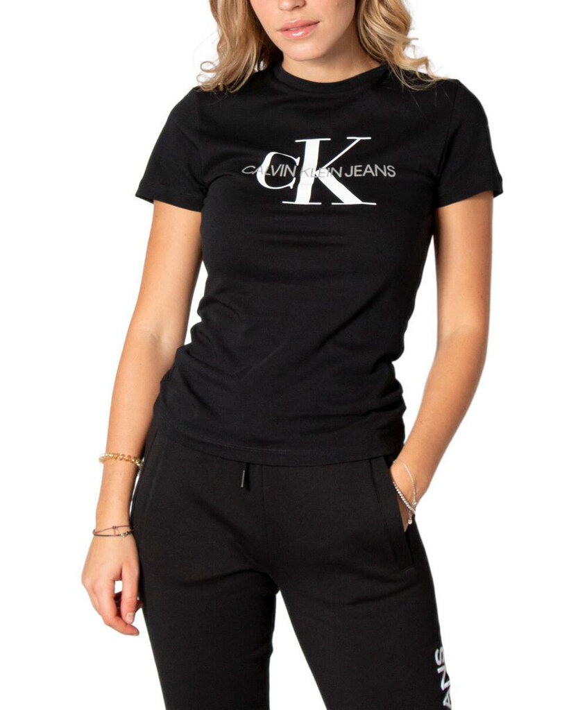 Naiste T-särk Calvin Klein Jeans, must цена и информация | Naiste T-särgid | kaup24.ee