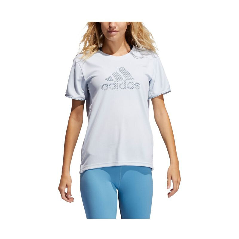 Naiste T-särk Adidas Badge Of Sport Necessi W GQ9413, sinine hind ja info | Naiste T-särgid, topid | kaup24.ee