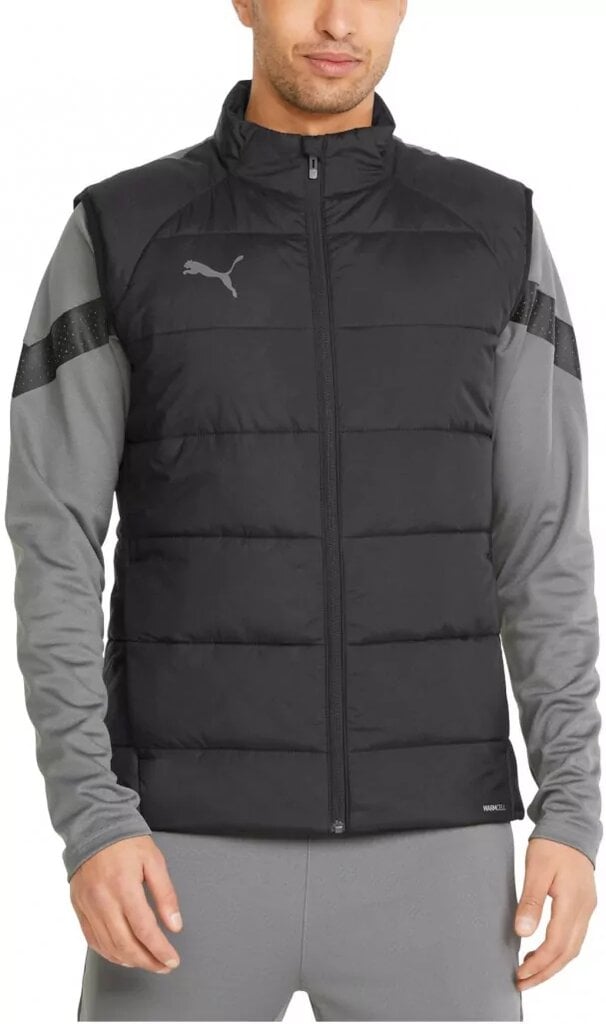 Puma Vestid TeamLiga Vest Jacket Black 657968 03 hind ja info | Meeste vestid | kaup24.ee