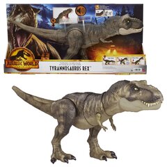 Фигурка Мир Юрского периода Большой Динозавр свирепый Ти-Рекс HDY55 цена и информация | Развивающий мелкую моторику - кинетический песок KeyCraft NV215 (80 г) детям от 3+ лет, бежевый | kaup24.ee