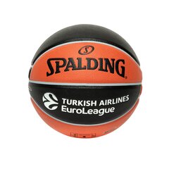 Мяч баскетбольный Spalding TF-500 Euroleague, 7 размер цена и информация | Баскетбольные мячи | kaup24.ee