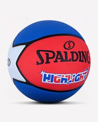 Баскетбольный мяч Spalding Highlight, размер 7, красный/синий цена и информация | Баскетбольные мячи | kaup24.ee