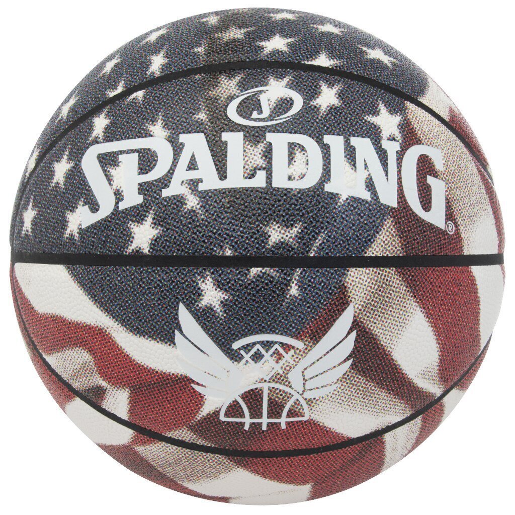 Korvpalli pall Spalding Stars Stripes, 5 suurus hind ja info | Korvpallid | kaup24.ee