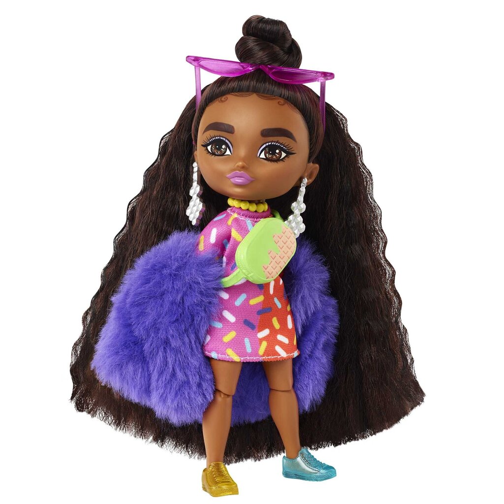 Barbie® Extra Mini nukk kirju kleidiga HGP63 hind ja info | Tüdrukute mänguasjad | kaup24.ee