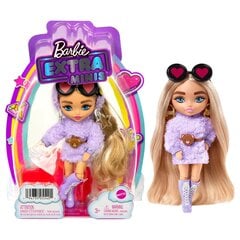 Barbie® Extra Mini nukk lilla kasukaga HGP66 hind ja info | Tüdrukute mänguasjad | kaup24.ee