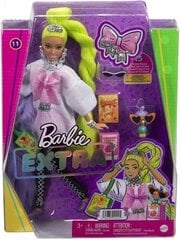 Кукла Barbie Экстра с зелеными неоновыми волосами HDJ44 цена и информация | Игрушки для девочек | kaup24.ee