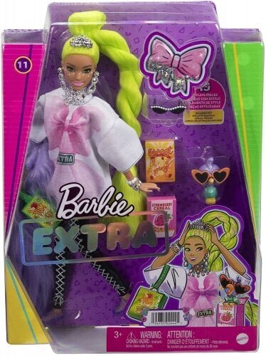Barbie® Extra nukk erkroheliste juustega HDJ44 hind ja info | Tüdrukute mänguasjad | kaup24.ee