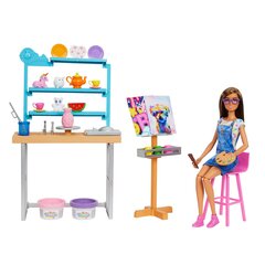 Набор игровой Barbie Творческая студия HCM85 цена и информация | Игрушки для девочек | kaup24.ee