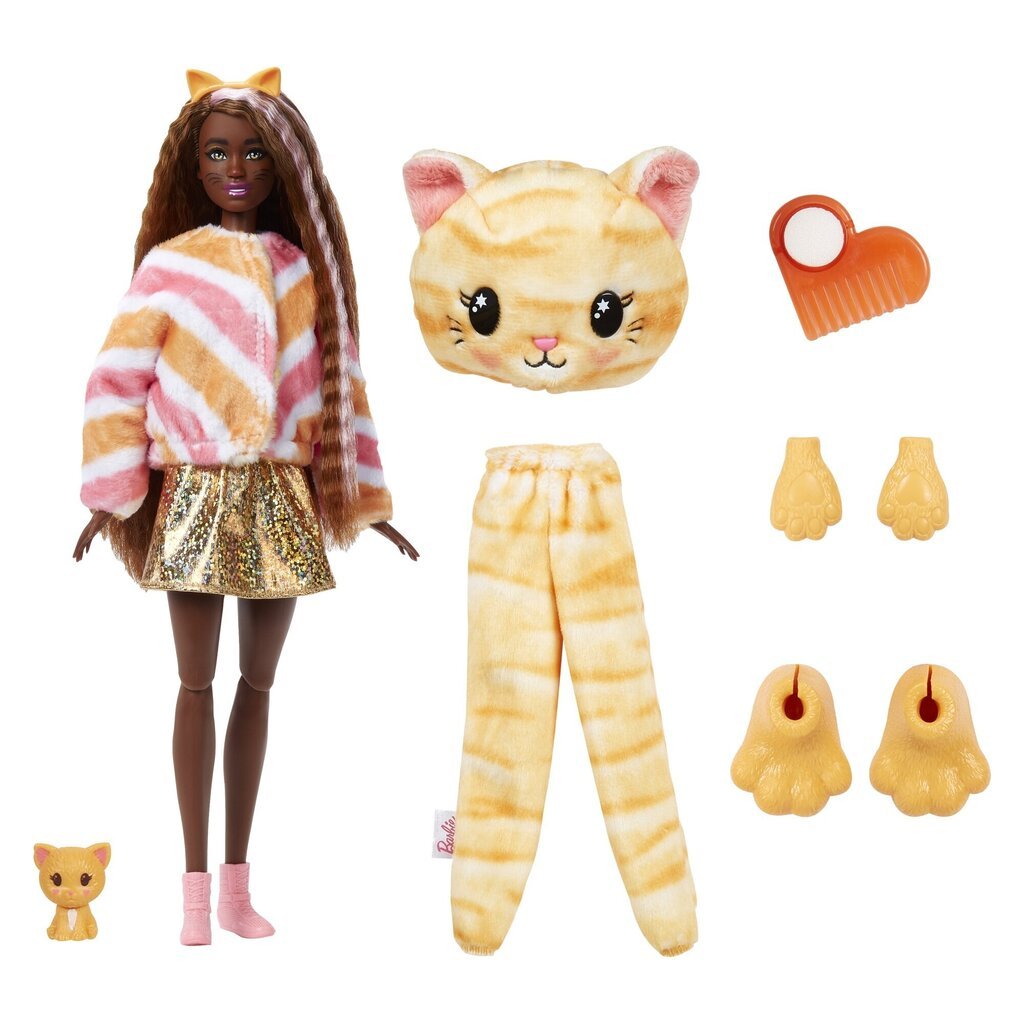 Barbie® Cutie Reveal® nukk - Kiisu HHG20 цена и информация | Tüdrukute mänguasjad | kaup24.ee