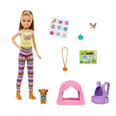 Игровой комплект Barbie® Camping Sisters + Pet HDF69 цена и информация | Barbie Товары для детей и младенцев | kaup24.ee