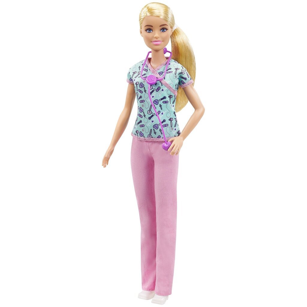 Barbie® meditsiiniõe ametinukk GTW39 цена и информация | Tüdrukute mänguasjad | kaup24.ee