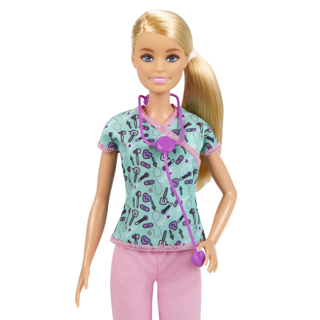 Barbie® meditsiiniõe ametinukk GTW39 hind ja info | Tüdrukute mänguasjad | kaup24.ee