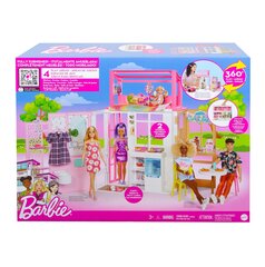 Дом Barbie с мебелью и аксессуарами HCD47 цена и информация | MUST Металлическая бутылочка с Ярким рисунком (без BPA) (500ml) для мальчиков от 3+ лет Серая с Машинкой | kaup24.ee