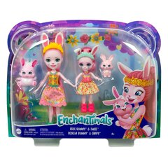 Набор игровой Enchantimals Сестрички с питомцами Бри и Беделия Кроля HCF84 цена и информация | Игрушки для девочек | kaup24.ee