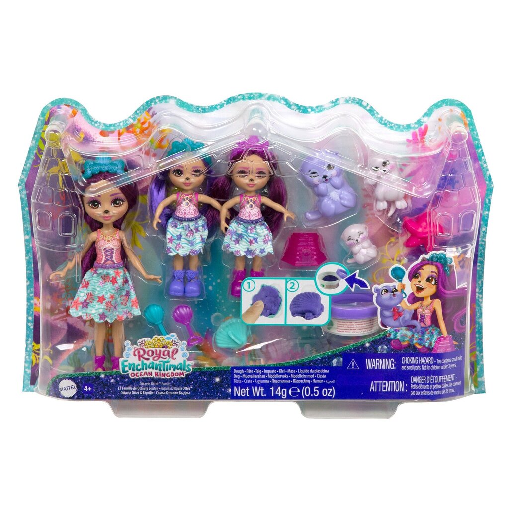 Enchantimals® merekuningriigi perekomplektid HCF94 hind ja info | Tüdrukute mänguasjad | kaup24.ee