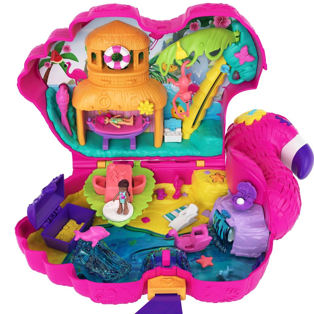 Polly Pocket® flamingo mängutoos HGC41 цена и информация | Tüdrukute mänguasjad | kaup24.ee