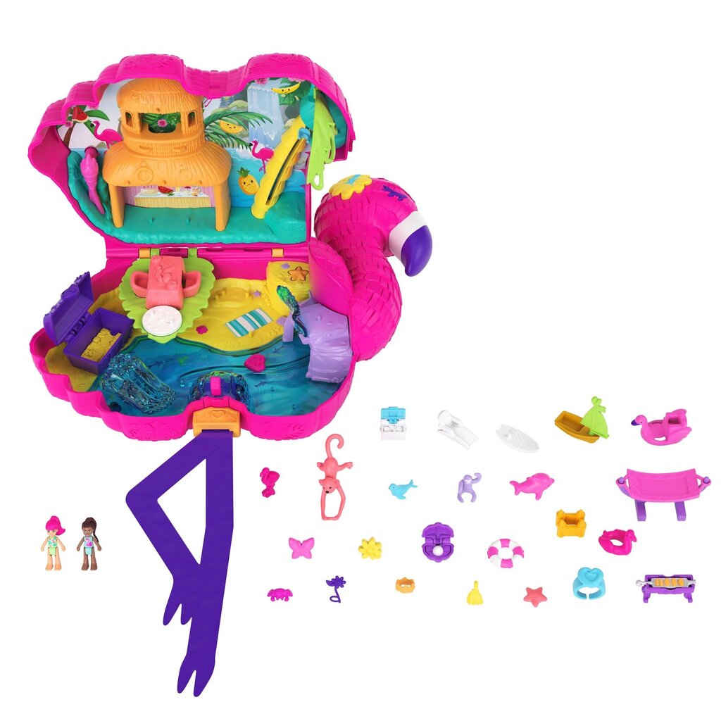 Polly Pocket® flamingo mängutoos HGC41 hind ja info | Tüdrukute mänguasjad | kaup24.ee