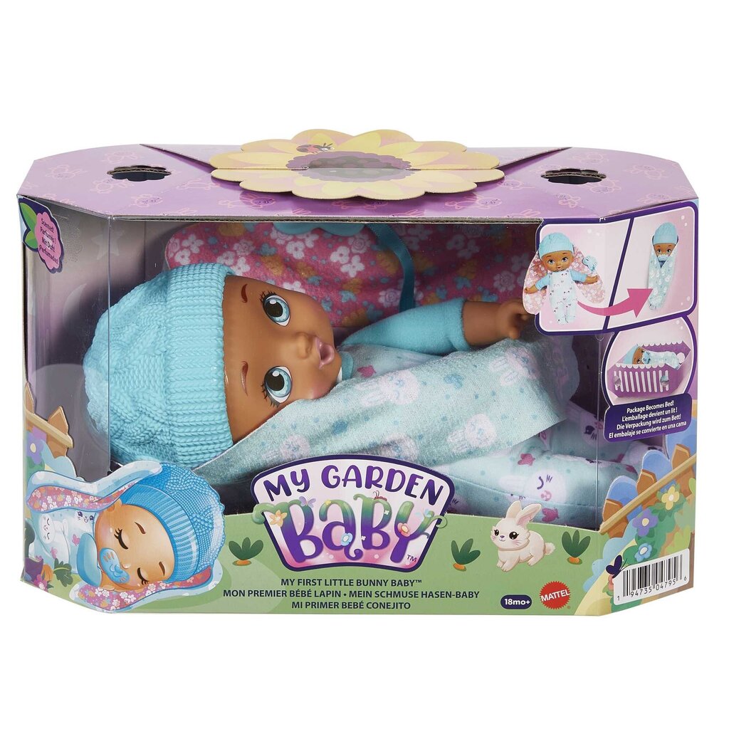 My Garden Baby® pehme kehaga jänkubeebi, sinine HGC09 hind ja info | Tüdrukute mänguasjad | kaup24.ee