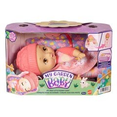 Кукла-пупс My Garden Baby® Моя первая малышка-зайчик (розовая) HGC10 цена и информация | MUST Металлическая бутылочка с Ярким рисунком (без BPA) (500ml) для мальчиков от 3+ лет Серая с Машинкой | kaup24.ee