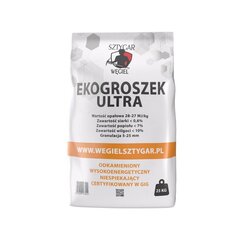 Orgaaniline väike kivisüsi Sztygar Ultra 28 MJ, 25 kg цена и информация | Принадлежности для отопительного оборудования | kaup24.ee