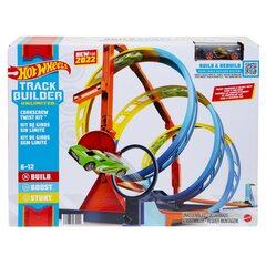 Hot Wheels® Track Builder® kruvikeeraja surmasõlmerada HDX79 цена и информация | Игрушки для мальчиков | kaup24.ee